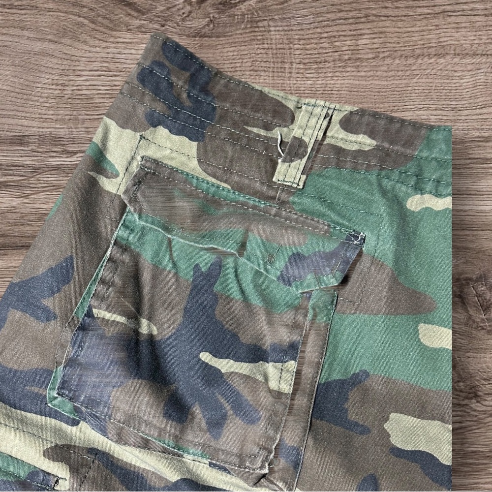 Roth Co BDU Camouflage Cargo Men Shorts (No Tag) Size Approximately Waist 36/38 - Picture 4 of 10
